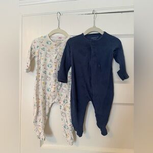 0-3 & 3-6 Magnetic Me Baby Footie Pajamas